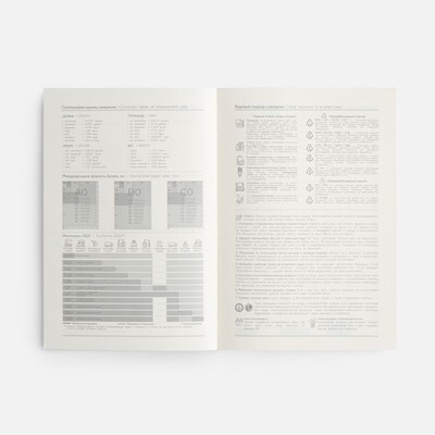 Ежедневник Leadmark, недатированный, синий