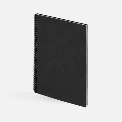 Ежедневник Notera Maxi, недатированный, черный