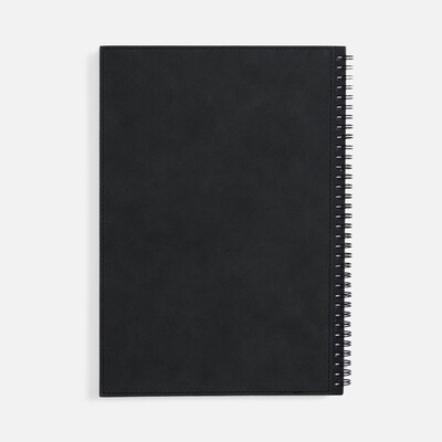 Ежедневник Notera Maxi, недатированный, черный