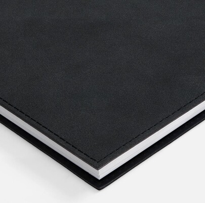 Ежедневник Notera Maxi, недатированный, черный