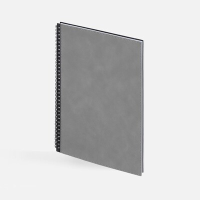 Ежедневник Notera Maxi, недатированный, серый