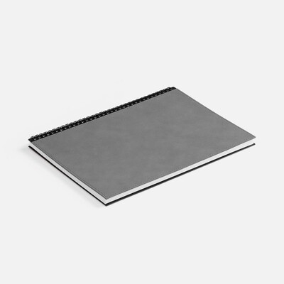 Ежедневник Notera Maxi, недатированный, серый