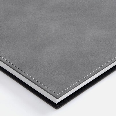 Ежедневник Notera Maxi, недатированный, серый