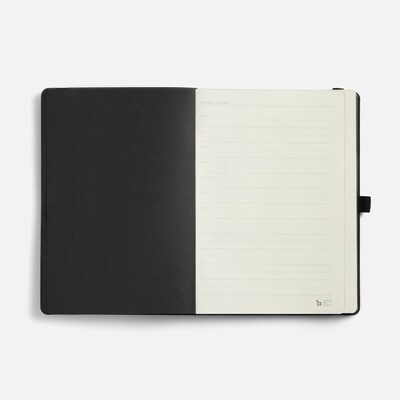 Ежедневник Peel Flex, недатированный, черный