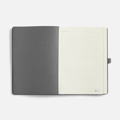 Ежедневник Peel Flex, недатированный, серый