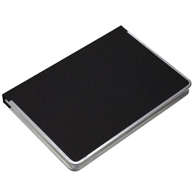 Ежедневник Frame Metal, недатированный, черный