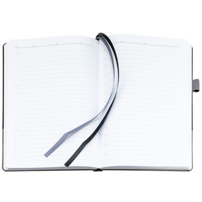 Ежедневник Horizon, недатированный, серый с черным