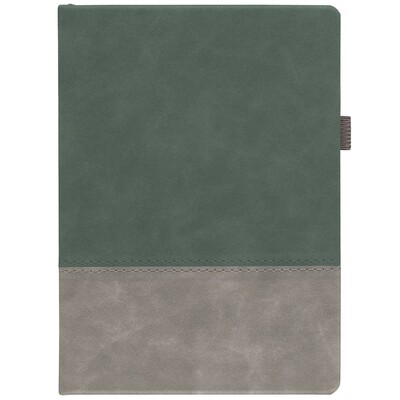 Ежедневник Horizon, недатированный, серый с зеленым