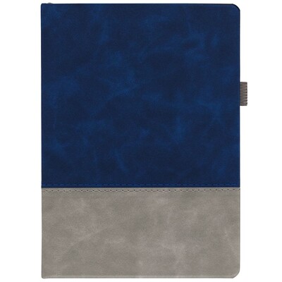 Ежедневник Horizon, недатированный, серый с синим