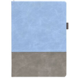 Ежедневник Horizon, недатированный, серый с голубым