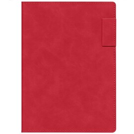 Ежедневник Lable Touch, недатированный, красный