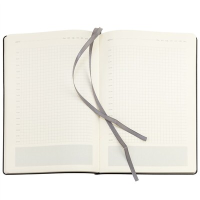 Ежедневник Lable Touch, недатированный, темно-серый