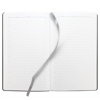 Ежедневник Knit, недатированный, темно-серый