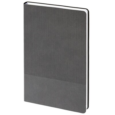 Ежедневник Knit, недатированный, темно-серый