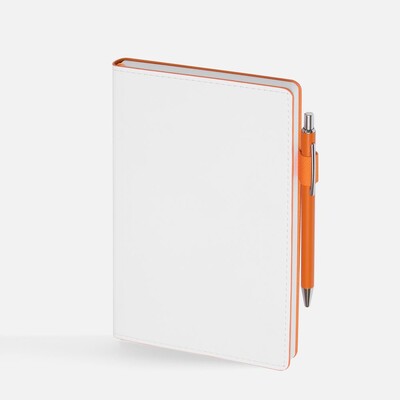 Набор White Shall, бело-оранжевый