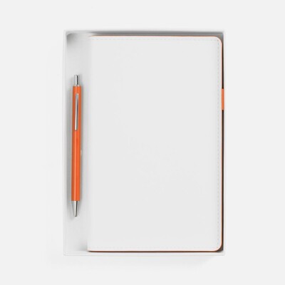 Набор White Shall, бело-оранжевый