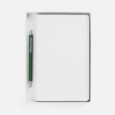 Набор White Shall, бело-зеленый