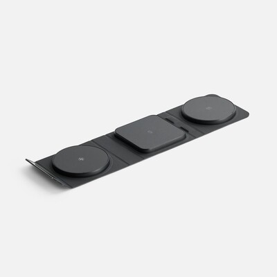 Складная станция беспроводной зарядки triFlex Light, черная