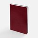 Ежедневник Nebraska Flex, недатированный, бордовый с серебристым