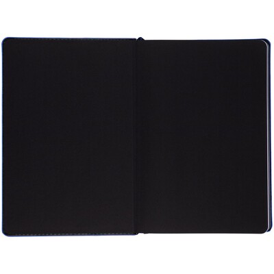 Ежедневник Alanis, недатированный, черный с синим