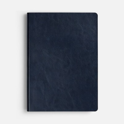 Ежедневник Doppio, недатированный, синий с голубым