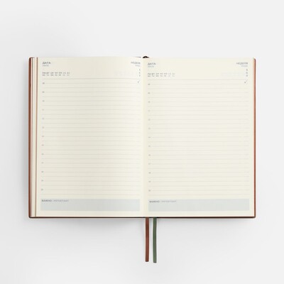 Ежедневник Avila, недатированный, зеленый