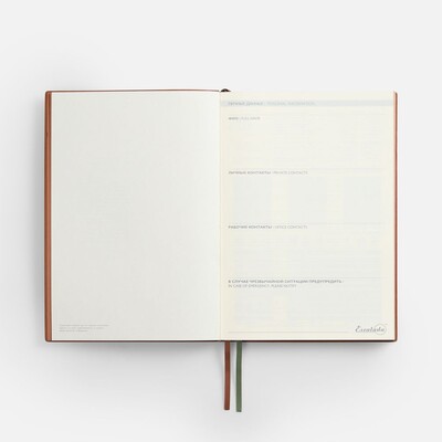 Ежедневник Avila, недатированный, зеленый