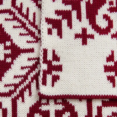 Шарф Wintertude L, красный с белым